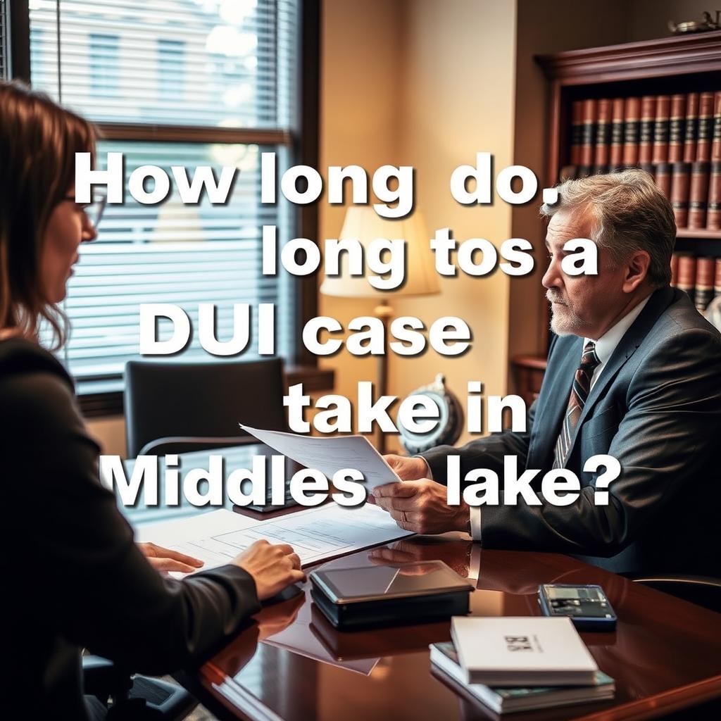 How long does a DUI case take in Middlesex County