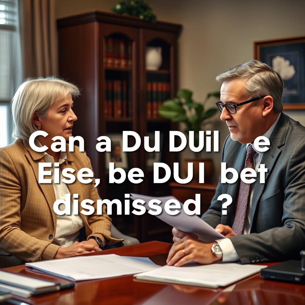 Can a DUI be dismissed in Essex County