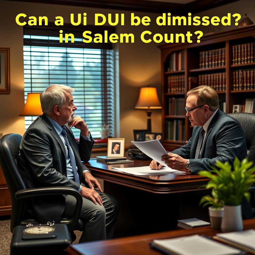 Can a DUI be dismissed in Salem County
