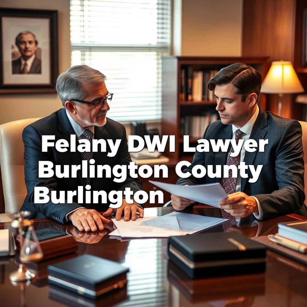 Felony DWI Lawyer Burlington County, NJ