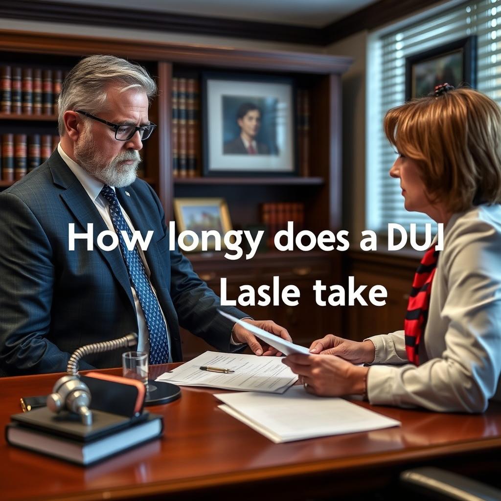 How long does a DUI case take in Cape May County