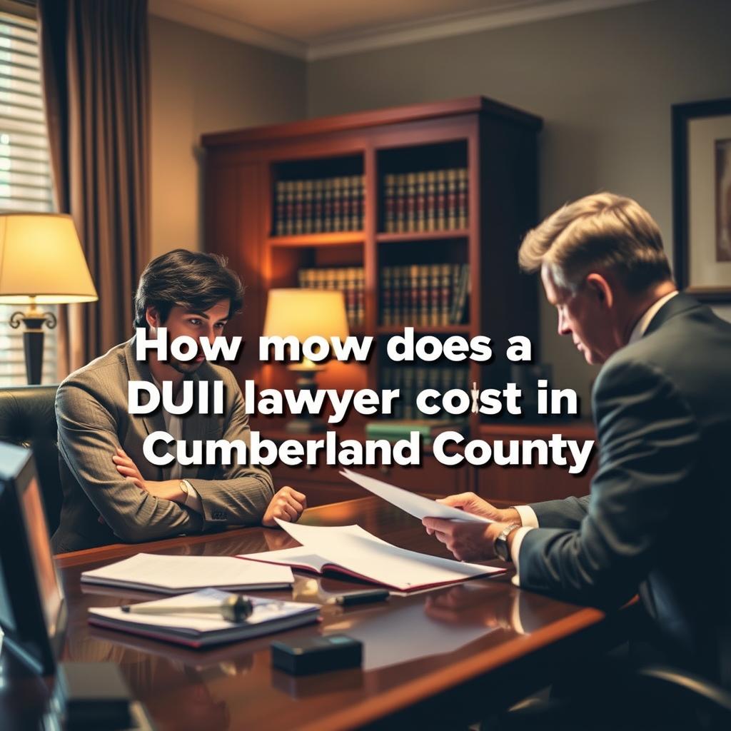 How much does a DUI lawyer cost in Cumberland County